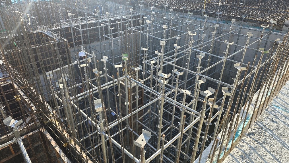 250725 지하 시스템동바리설치