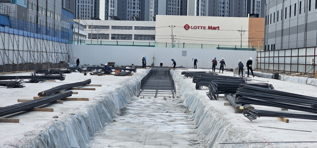 7.버림콘크리트타설